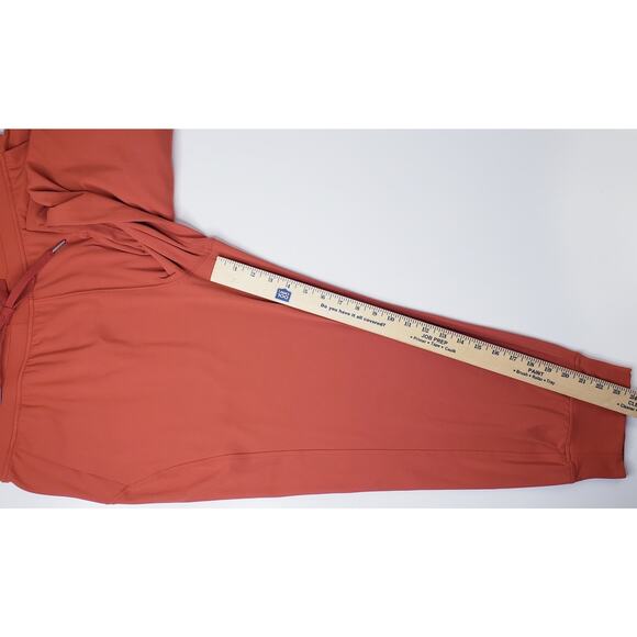 LULULEMON W6BYKS Ready to Rulu High-Rise Cropped Jogger Women's Size 14 Orange - Picture 12 of 14